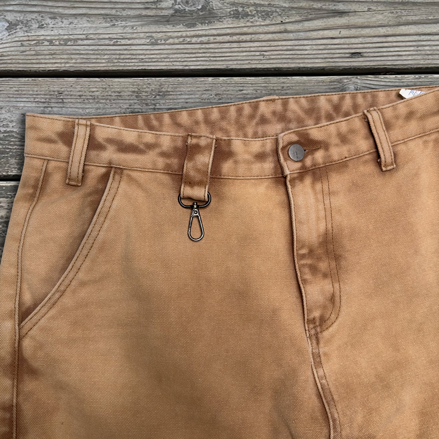 8 Pocket Stone-Washed Canvas Cargo Pants